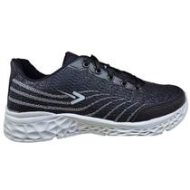 Tênis Box 200 Jogger Confortável Masculino Preto Branco