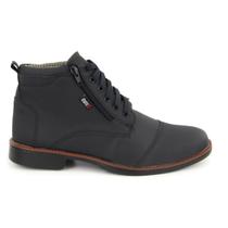 Tênis Br2 Abotinado Footwear Casual Com Zíper Botinha 1761