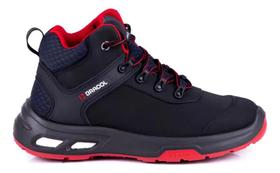 Tenis Bracol Btim Detroit Bico Pvc Preto Vermelho Ca48397