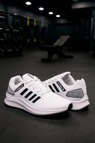 Tênis Branco Academia Sola Baixa Masculino Feminino Unissex de Corrida Caminhada Treino Confortável Tênis Branco Academia Sola Baixa Masculino Feminino Unissex de Corrida Caminhada Treino Confortável