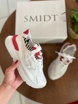 Tênis Branco com detalhe zebrado Smidt