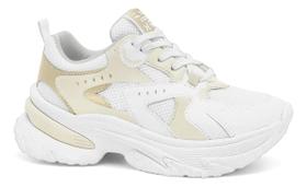 Tênis Branco e Creme Feminino Ramarim Conforto Academia Tamanho:36Cor:Branco