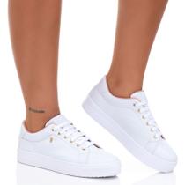 Tênis Branco Feminino Casual Estilo Shoes