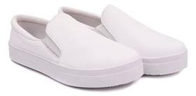 Tênis Branco Feminino Leve confortável Para profissionais da Saúde Tênis Branco Feminino Leve confortável Para profissionais da Saúde