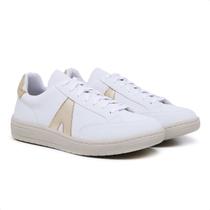 Tenis Branco Feminino Moda com Ouro Fashion Confort Tenis Branco Feminino Moda com Ouro Fashion Confort