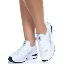 Tênis Branco Feminino Vili Esportivo Tênis Branco Feminino Vili Esportivo