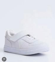Tênis branco infantil fech Tênis branco infantil fech