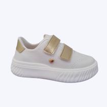 Tênis Branco Mini Infantil Feminino WorldColors 365.010 Tênis Branco Mini Infantil Feminino WorldColors 365.010