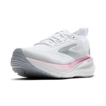 Tênis Brooks Glycerin GTS 23 para Corrida com Suporte Branco Tênis Brooks Glycerin GTS 23 para Corrida com Suporte Branco