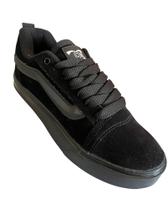 Tênis By Oxii Skool cabedal em nobuck De Amarração Antiderrapante Conforto Unissex 037-OX (66337)