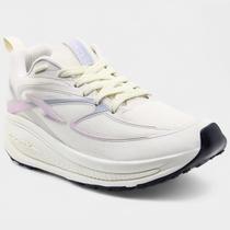 Tênis Caban Max Runner Feminino - Off White e Rosa
