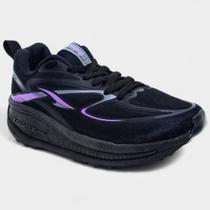 Tênis Caban Max Runner Feminino - Preto e Roxo