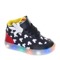 Tenis calçado com luz personagem meninos infantil bebe