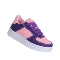 Tenis calçado de menina infantil juvenil lilas casual