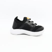 Tênis Calce Facil Infantil Para Menino Bebê Estiloso Sola Branca Basquete Confortável Macio Leve