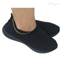 Tênis Calce Fácil Meia Feminino Caminhada Adulto Slip On Sem Cadarço Casual Shoes Kids Barato Academia