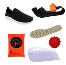 Tênis Calce Fácil Ortopédico + Kit Completo de Tratamento Alivio das Dores