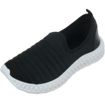 Tênis Calce Fácil Slip On Casual Bordado