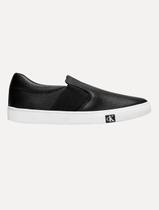 Tênis Calvin Klein Masculino Couro Slip On Project Iate Preto