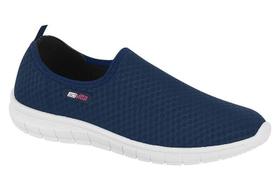 Tenis Caminhada Calce Facil Slip On Casual Lycra Feminina Actvitta 4828.100