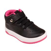 Tenis Cano Alto Casual Escola Menina Kidy 3130042 Happy Bb