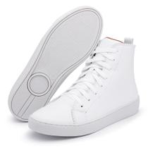Tênis Cano Alto Casual Feminino Tenehi Cadarço Tênis Cano Alto Casual Feminino Tenehi Cadarço