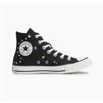 Tênis Cano Alto Converse All Star Chuck Taylor School Daze Doodle - Preto