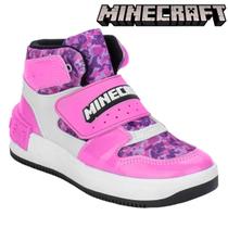 Tenis Cano Alto Infantil Kidy Minecraft 373.0002 Tenis Cano Alto Infantil Kidy Minecraft 373.0002