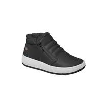 Tênis Cano Alto Infantil Ortopé Bliss Teen Boot com Lã Preto