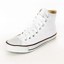 Tênis Cano Alto Lona Old Star Branco