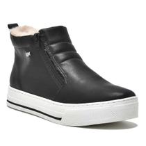 Tênis Cano Alto Via Marte Casual Feminino Preto