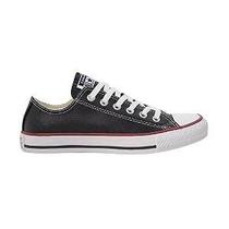 Tênis Cano Baixo New Malden Ox Preto Vermelho Unissex Couro Tamanho:33Cor:Preto Tênis Cano Baixo New Malden Ox Preto Vermelho Unissex Couro Tamanho:33Cor:Preto
