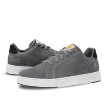 Tênis Carhartt Detroit Leather para homens cinza médio 14M Tênis Carhartt Detroit Leather para homens cinza médio 14M