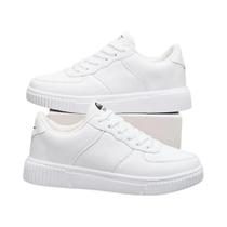 Tênis Casuais De Couro Branco Respirável E Confortável Para Homens E Mulheres, Calçados Para Tênis Casuais De Couro Branco Respirável E Confortável Para Homens E Mulheres, Calçados Para