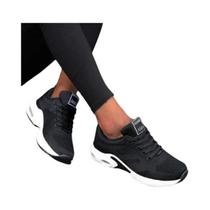 Tênis Casuais Femininos De Plataforma Em Malha Respirável, Chunky, Para Corrida E Esportes De Verão