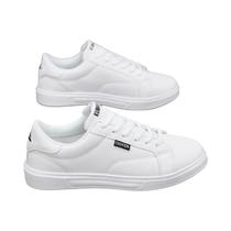 Tênis Casuais Leves E Confortáveis Em Couro Branco Para Homens E Mulheres, Ideais Para Caminhadas E Tênis Casuais Leves E Confortáveis Em Couro Branco Para Homens E Mulheres, Ideais Para Caminhadas E