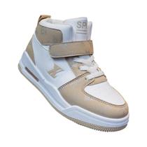 Tênis Casuais Respiráveis De Cano Alto Para Meninas E Meninos, Resistentes Ao Uso, Em Cores Sólidas,