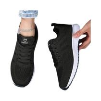 Tênis Casuais Respiráveis Em Malha Para Mulheres, Sapatos De Plataforma, Tênis Vulcanizados Para