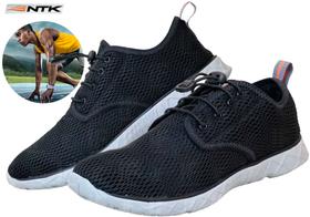 Tênis Casual Aero Nautika 42 Preto Esporte Caminhada
