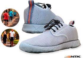 Tênis Casual Aero Nautika 44 Cinza Esporte Caminhada