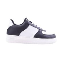 Tênis Casual Air Ds Leve E Confortavel Preto/Branco