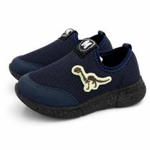 Tênis Casual Azul Marinho Molekinho Meninos Napa/Neo