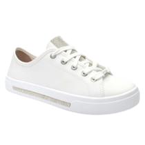 Tenis Casual Branco Feminino Brilho Strass Moleca Lancamento 5667.638 Tenis Casual Branco Feminino Brilho Strass Moleca Lancamento 5667.638