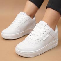 Tênis Casual Branco Unissex Feminino Casual 34 Ao 43 Envio Imediato