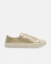 Tenis Casual Byara 805by Feminino Dourado