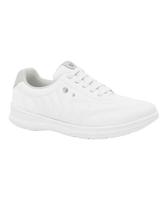 Tênis Casual Com Elástico Conforto Feminino Comfortflex 25-58302 Branco/Gelo