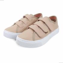 Tênis Casual com Fecho em tiras autocolantes e Design Versátil
