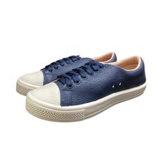 Tênis casual confort azul marinho Byara