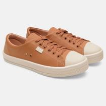 Tênis casual confort byara off white