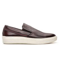 Tênis Casual Confortável Sapatênis Slip on 5004 Couro Confortável Moderno